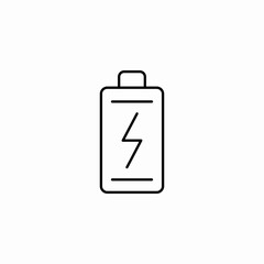 battery charge icon sign vector