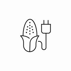 green energy icon sign vector