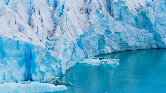 Detalle de glaciar