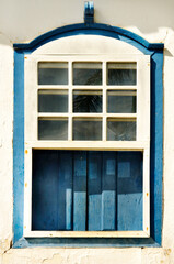 Colonial house in Pirenopolis, the town known for its waterfalls and Portuguese colonial architecture. In 1727 was founded by colonizers who came for the gold found in the Almas River, GO, Brazil 2019