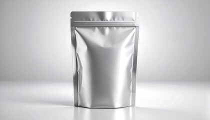 Silver Foil Pouch Mockup. (1)