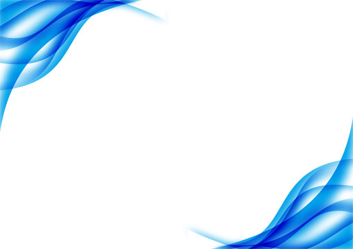 SIMPLE FRAME BORDER DARK BLUE AND LIGHT BLUE WAVE ABSTRACT BACKGROUND