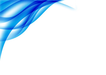 BORDER DARK BLUE AND LIGHT BLUE WAVE ABSTRACT BACKGROUND