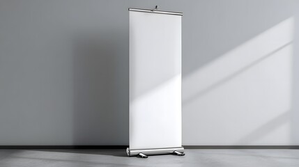 Modern Roll Up Banner Mockup for Professional Presentation