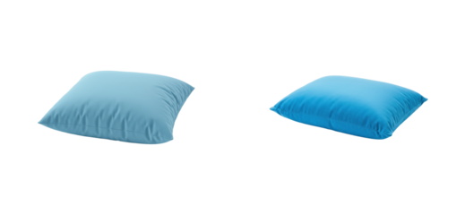 Colorful cushions arrangement modern living room home decor cozy environment eye-level comfort concept isolated set PNG