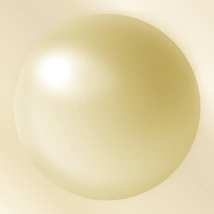 abstract golden pearl