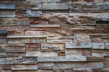 Rough Hewn Block Wall with Detail and Texture.
