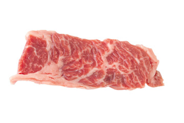 透明背景（png）に牛ハラミの生肉