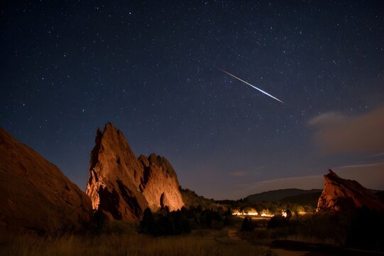 Experience the spectacular Geminids display filling the dark night with celestial wonder and unforgettable beauty.