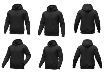 Versatile Black Hoodie for Men and Women Comfortable Everyday Wear Fashionable Street Style Apparel
