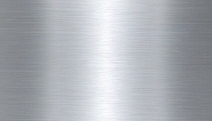 Brushed Stainless Steel Texture With Fine Linear Grain Metallic Surface Against Neutral Background