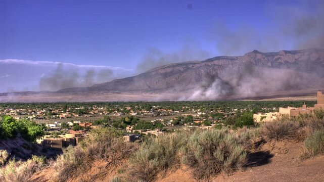 Bosque Corrales Fire 2012 
