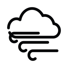 Windy icon design template