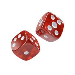 Some 6 Sided Role Playing Game Dice On Pastel Background