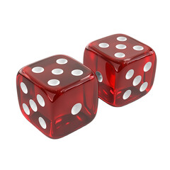 Five Orange 6 Sided Role Playing Game Dices On Yellow Background