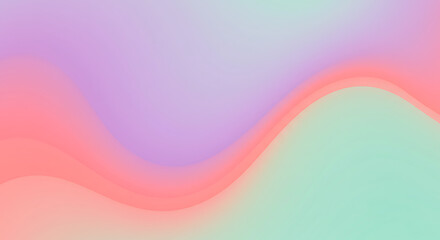 Fototapeta premium Abstract Gradient Wave Background with Soft Colors and Smooth Transitions Creating a Serene and Modern Visual for Digital Design