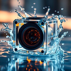 futuristic waterproof speaker