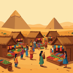 Obraz premium Stone faces watched stars with high quality detailed illustration creative visual content suitable for Adobe Stock, commercial use, artistic projects and digital design inspiration