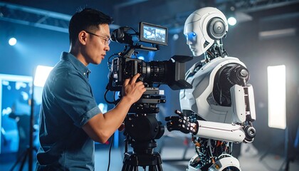 Filming Robot with Studio Shoot.