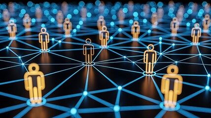 virtual_organization_concept_interconnected_team