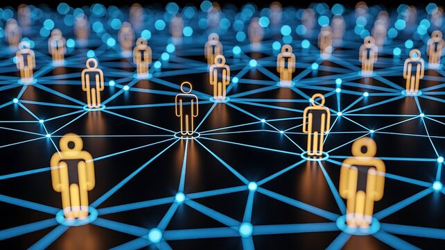 virtual_organization_concept_interconnected_team