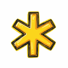 Obraz premium estrelas_asteriscos_09