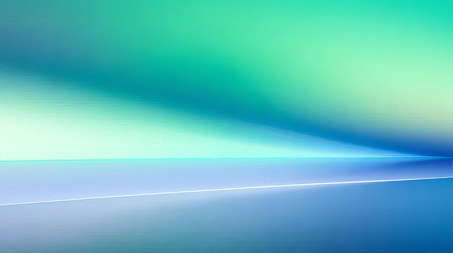 Gradient background with blue and green abstract texture pattern design, wallpaper material - Powered by Adobe