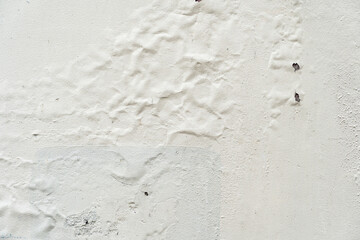Damaged House Wall with Water Seepage and Moisture Stains. Suitable for illustrating home repair, waterproofing issues, and construction defects.