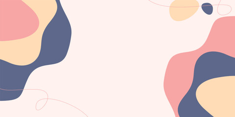 Pink and blue abstract background, free copyspace area design. Beautiful design for banners, posters