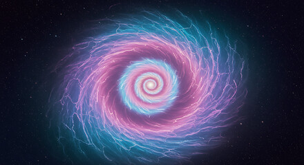 Fototapeta premium Celestial Eye of Creation: A Vortex of Cosmic Energy Unleashing the Wonders and the Mysteries of the Universe
