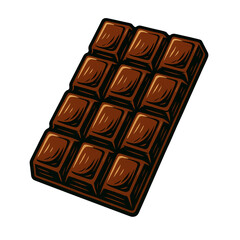 チョコレートのヴィンテージ素材