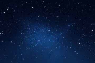 Deep space night sky, densely scattered stars