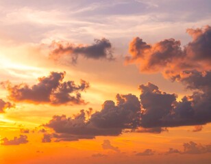 Obraz premium Colorful sunset cloudscape (1)