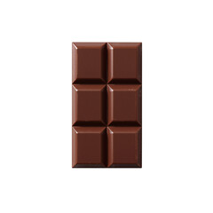 Decadent chocolate bar showcasing rich texture and enticing symmetrical block design on