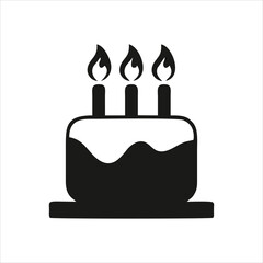 Blown candle icon isolated on white background from party collection. Trendy and modern Blowing candle icons Candle symbols for logos, web, apps, UI.