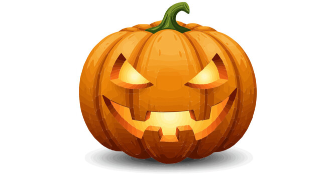 Halloween halloween pumpkin jack o lantern carving spooky holiday october seasonal autumn scary face decoration design art vector - Powered by Adobe