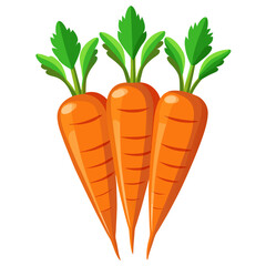 carrot with leaves