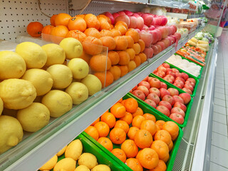 fruits and vegetables at the market