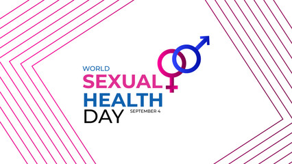 Obraz premium World Sexual Health Day poster vector illustration. Promote open conversations around sexual well-to raise awareness about the mission. pregnancy test symbol. Banner poster, flyer. vector illustration