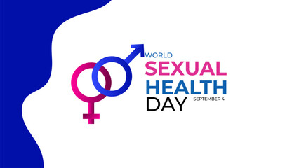 World Sexual Health Day poster vector illustration. Promote open conversations around sexual well-to raise awareness about the mission. pregnancy test symbol. Banner poster, flyer. vector illustration