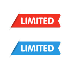 Vector Limited Tag Ribbon Labels
