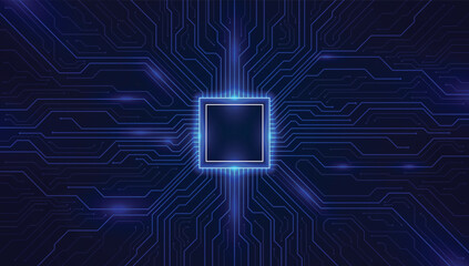 Circuit board. Technology background. Central Computer Processors CPU concept. Motherboard digital chip.