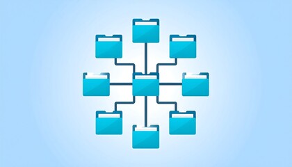 Network Data File Sharing System Diagram