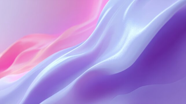 Fototapeta Fluid gradient shapes with soft pastel colors creating a calm and soothing wallpaper background