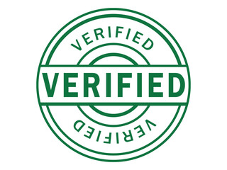 Verified stamp icon circular seal of approval authenticity guarantee proof certification badge transparent background