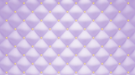 Fototapeta premium キルティング背景（丸鋲・紫）blenderで制作の3DCG