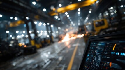 Smart Factory Dashboard Visualizing Predictive Analytics in Action