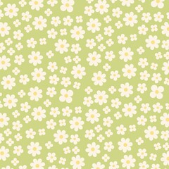 seamless pattern with flowers