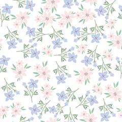 seamless pattern with flowers