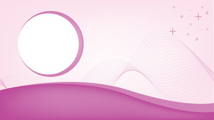 Product banner with pink color background in 4K size 